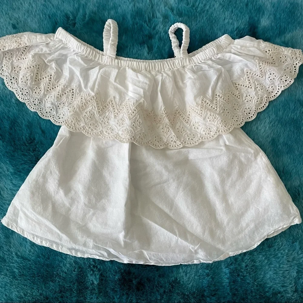 Old Navy Toddler Girl Cold Shoulder Top Size 12-18 Months